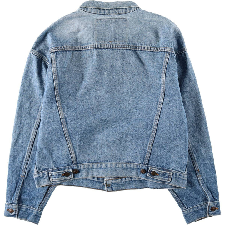 90'S Levi's 70598-4891 Large Patch Denim Jacket, Made in USA, Men's M, Vintage cotton blue type Vintage Second Hand