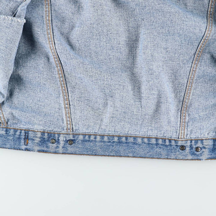 90'S Levi's 70598-4891 Large Patch Denim Jacket, Made in USA, Men's M, Vintage cotton blue type Vintage Second Hand
