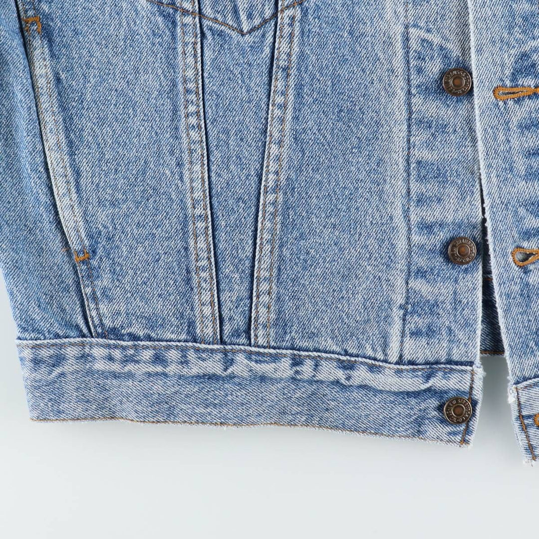 90'S Levi's 70598-4891 Large Patch Denim Jacket, Made in USA, Men's M, Vintage cotton blue type Vintage Second Hand
