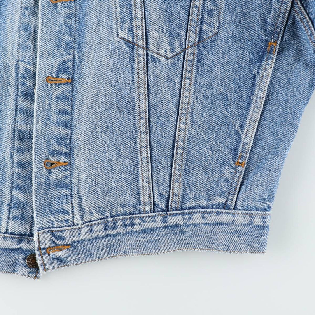 90'S Levi's 70598-4891 Large Patch Denim Jacket, Made in USA, Men's M, Vintage cotton blue type Vintage Second Hand