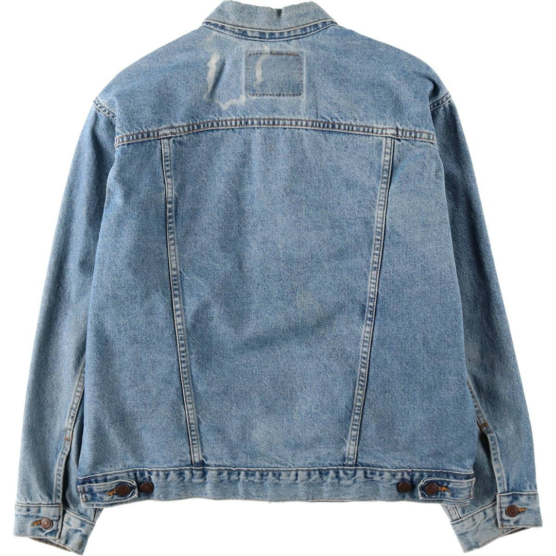 90'S Levi's 70507-0389 denim jacket, denim jacket, made in USA, men's size M, vintage cotton blue type Vintage Second Hand