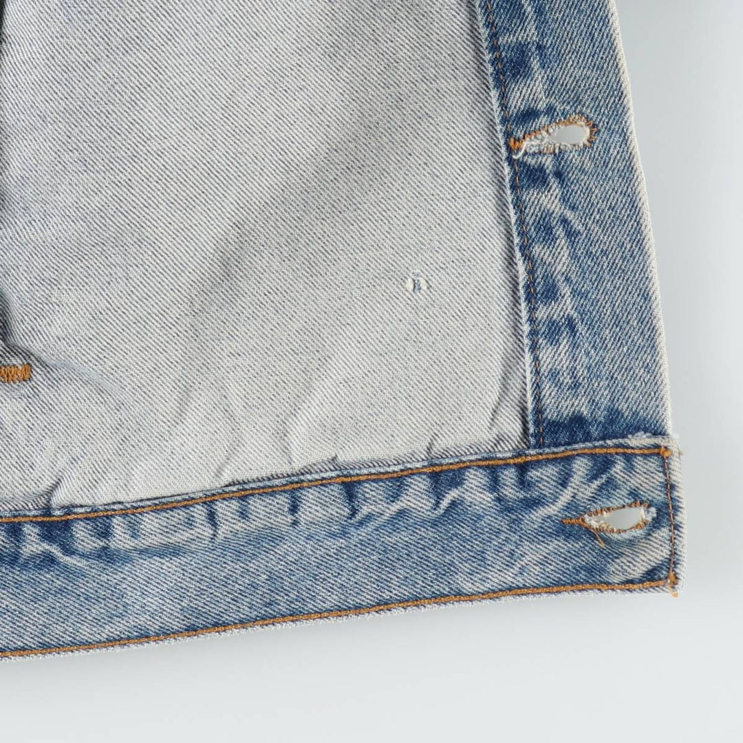 90'S Levi's 70507-0389 denim jacket, denim jacket, made in USA, men's size M, vintage cotton blue type Vintage Second Hand