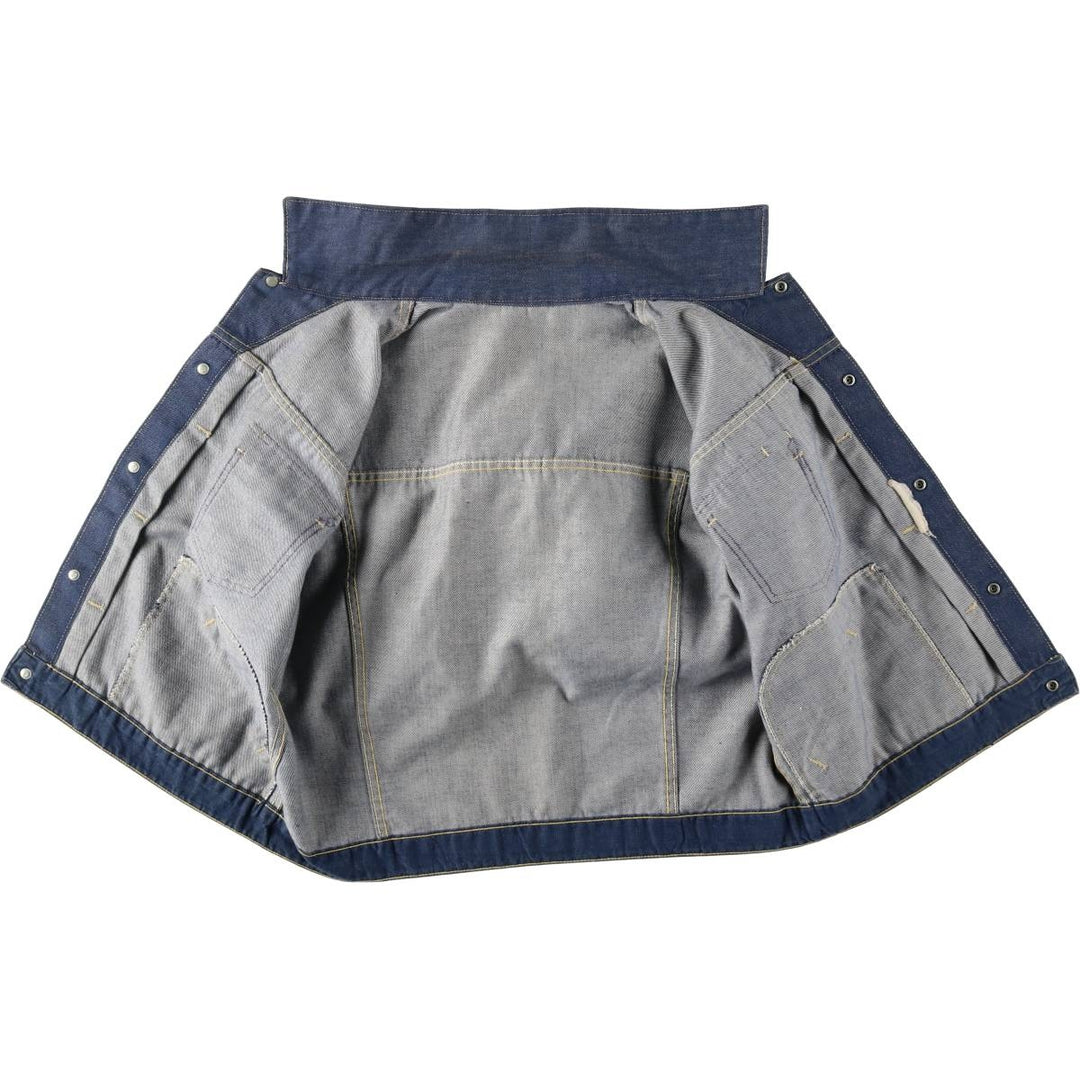 2nd Type Bat-Dyed Denim Jacket, Men's Size M (Equivalent), Vintage unclear navy blue type Vintage Second Hand