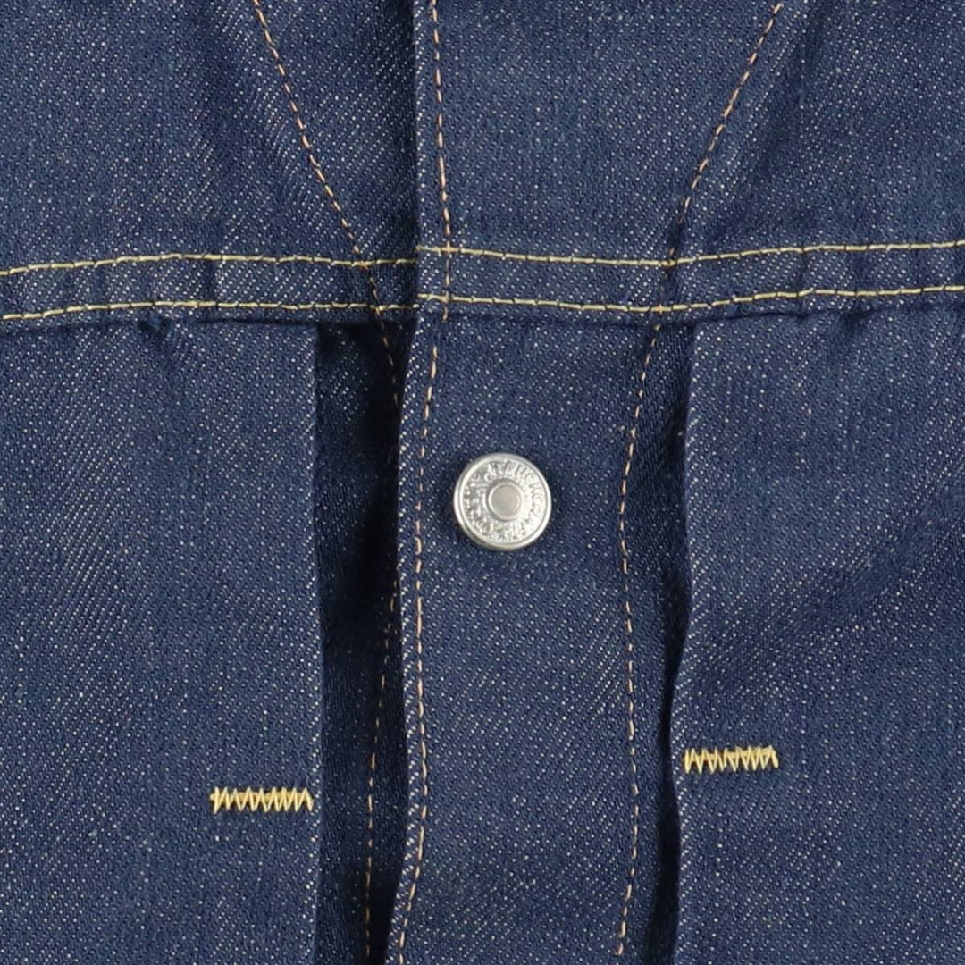 2nd Type Bat-Dyed Denim Jacket, Men's Size M (Equivalent), Vintage unclear navy blue type Vintage Second Hand
