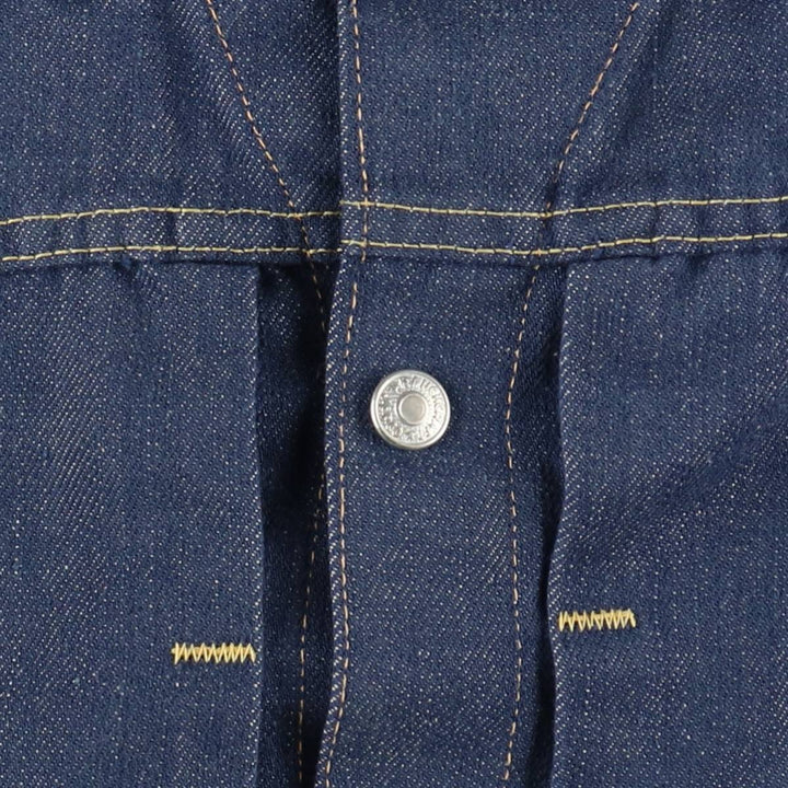 2nd Type Bat-Dyed Denim Jacket, Men's Size M (Equivalent), Vintage unclear navy blue type Vintage Second Hand