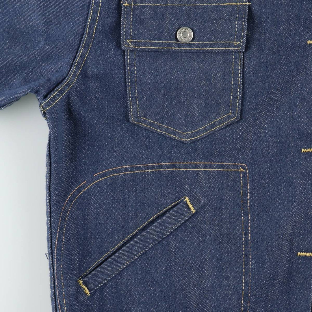 2nd Type Bat-Dyed Denim Jacket, Men's Size M (Equivalent), Vintage unclear navy blue type Vintage Second Hand