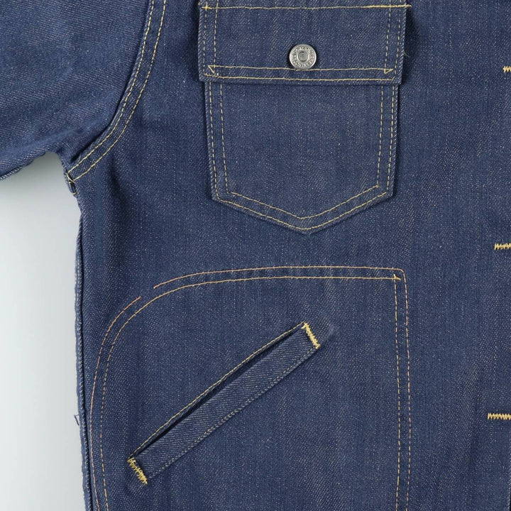 2nd Type Bat-Dyed Denim Jacket, Men's Size M (Equivalent), Vintage unclear navy blue type Vintage Second Hand