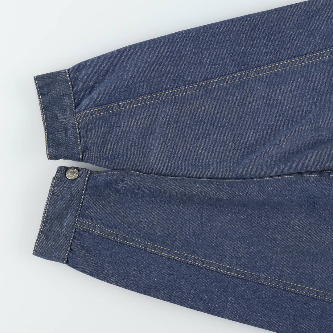 2nd Type Bat-Dyed Denim Jacket, Men's Size M (Equivalent), Vintage unclear navy blue type Vintage Second Hand