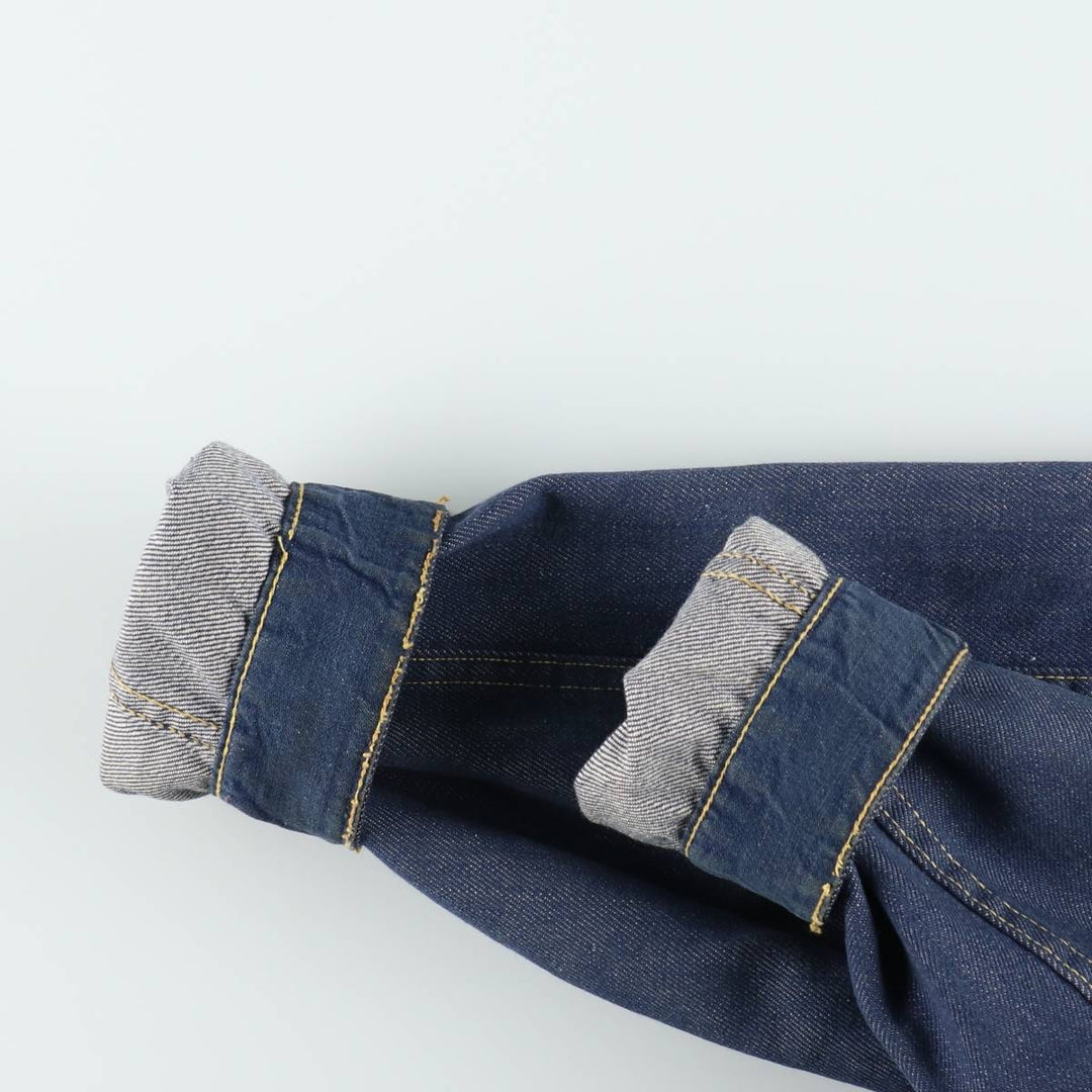 2nd Type Bat-Dyed Denim Jacket, Men's Size M (Equivalent), Vintage unclear navy blue type Vintage Second Hand