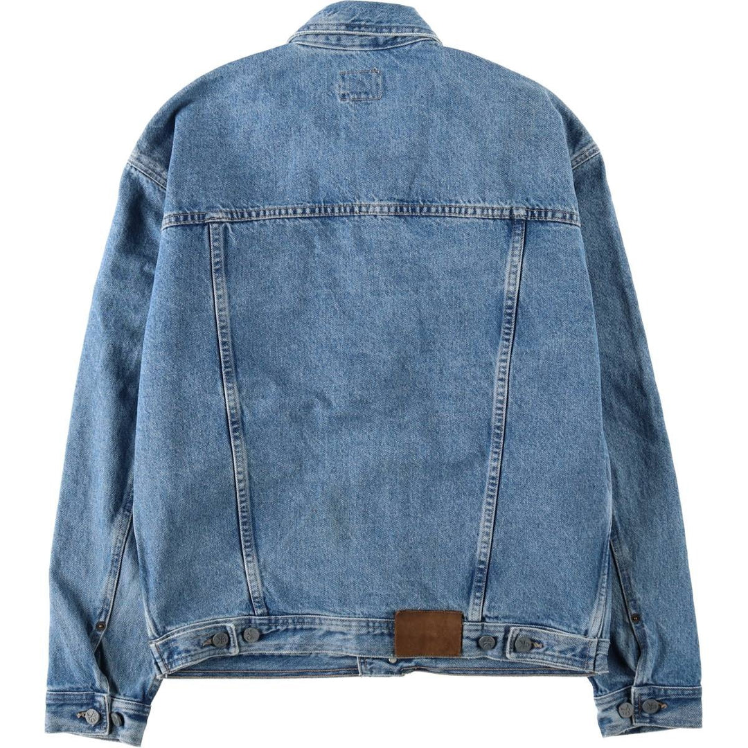 1990'S Calvin Klein denim jacket, made in USA, men's size M equivalent, vintage. cotton blue type Vintage Second Hand