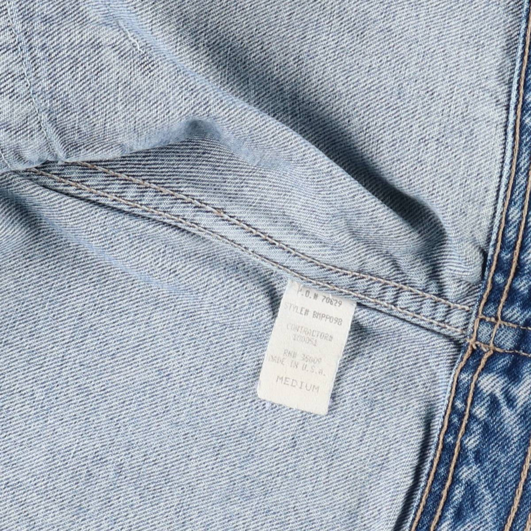 1990'S Calvin Klein denim jacket, made in USA, men's size M equivalent, vintage. cotton blue type Vintage Second Hand