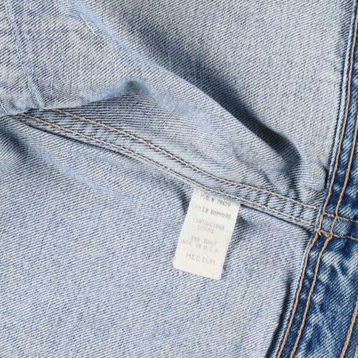 1990'S Calvin Klein denim jacket, made in USA, men's size M equivalent, vintage. cotton blue type Vintage Second Hand