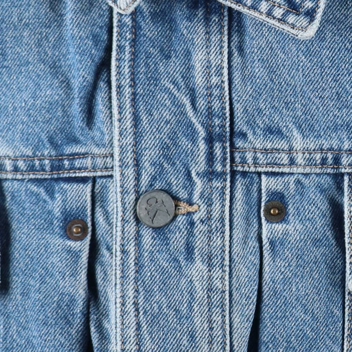 1990'S Calvin Klein denim jacket, made in USA, men's size M equivalent, vintage. cotton blue type Vintage Second Hand