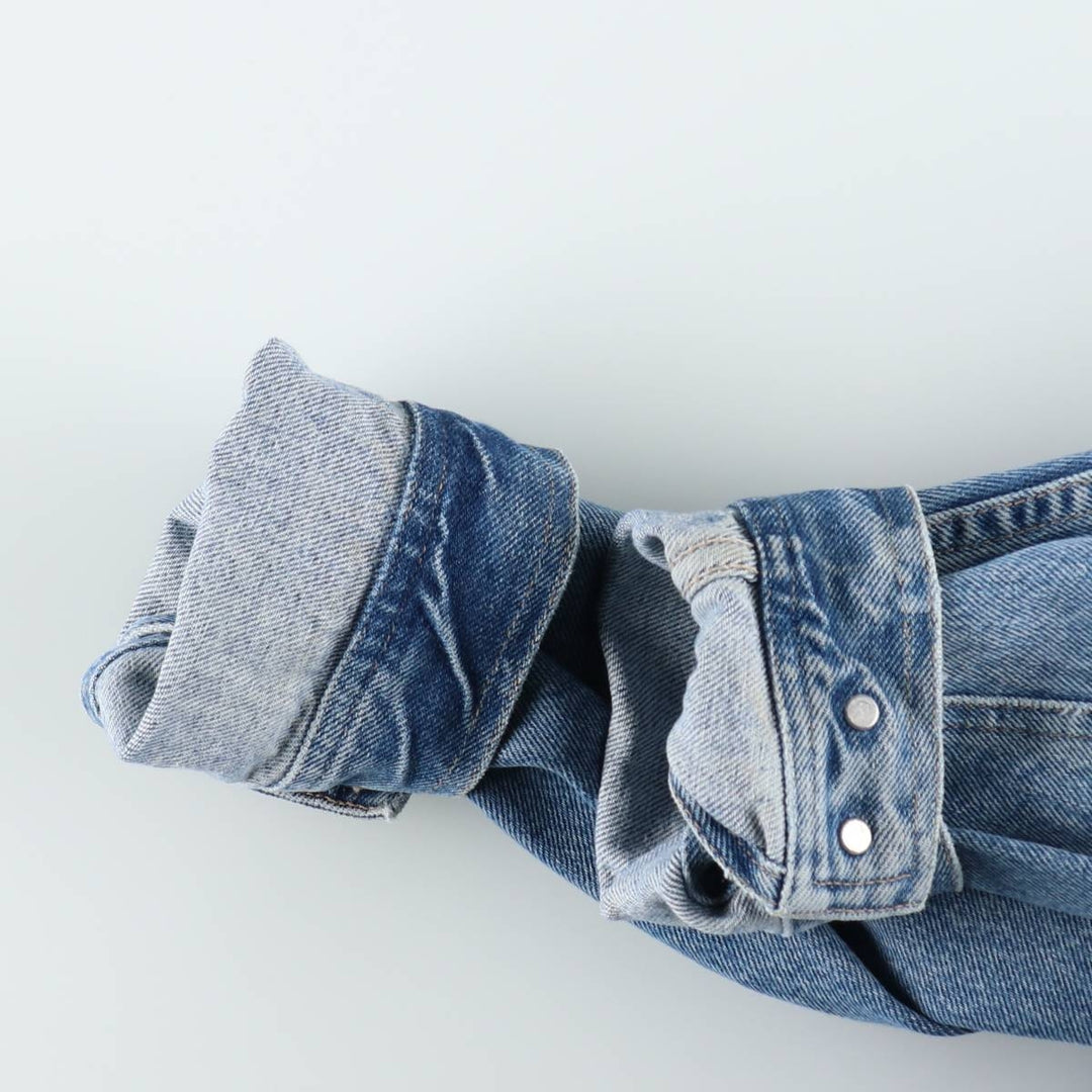 1990'S Calvin Klein denim jacket, made in USA, men's size M equivalent, vintage. cotton blue type Vintage Second Hand