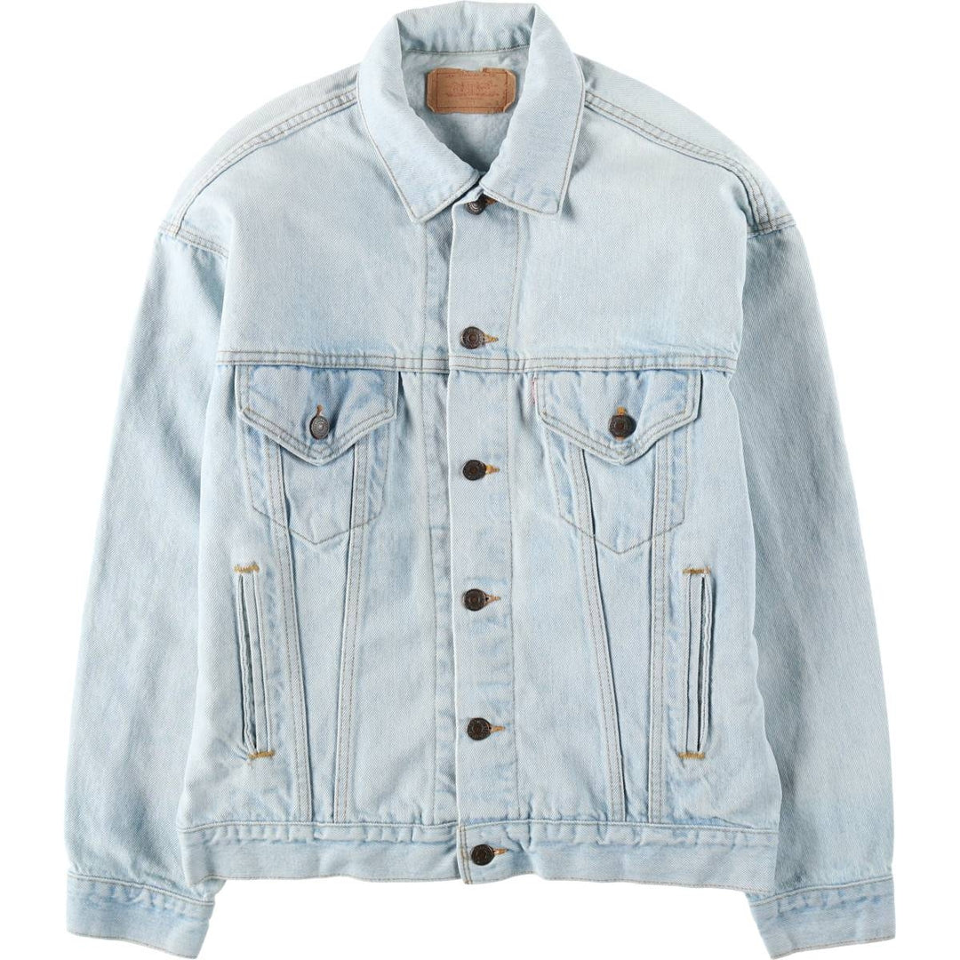 80s-90'S Levi's 70507-0211 Denim Jacket, Made in USA, Men's Size S (Equivalent), Vintage cotton blue type Vintage Second Hand