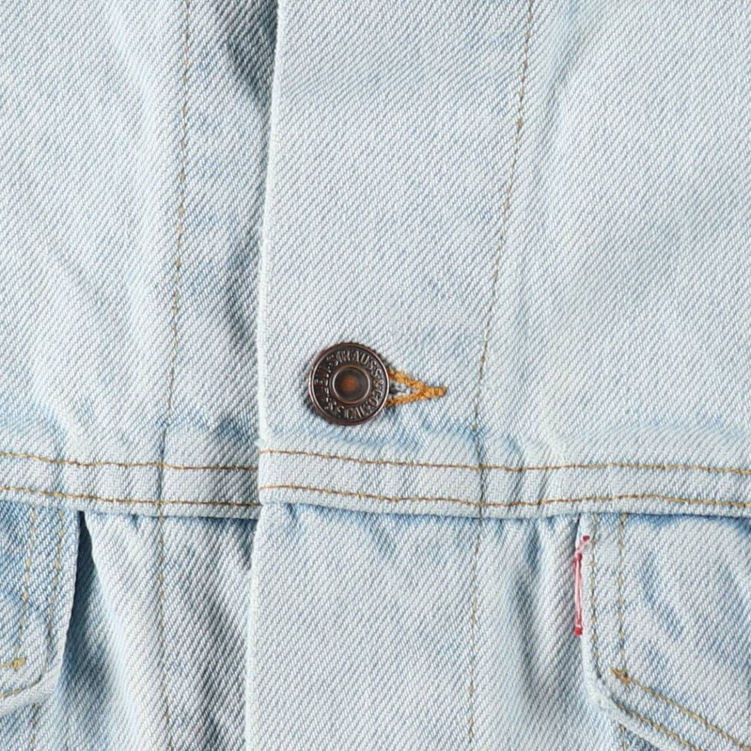 80s-90'S Levi's 70507-0211 Denim Jacket, Made in USA, Men's Size S (Equivalent), Vintage cotton blue type Vintage Second Hand
