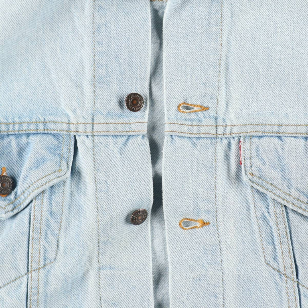 80s-90'S Levi's 70507-0211 Denim Jacket, Made in USA, Men's Size S (Equivalent), Vintage cotton blue type Vintage Second Hand