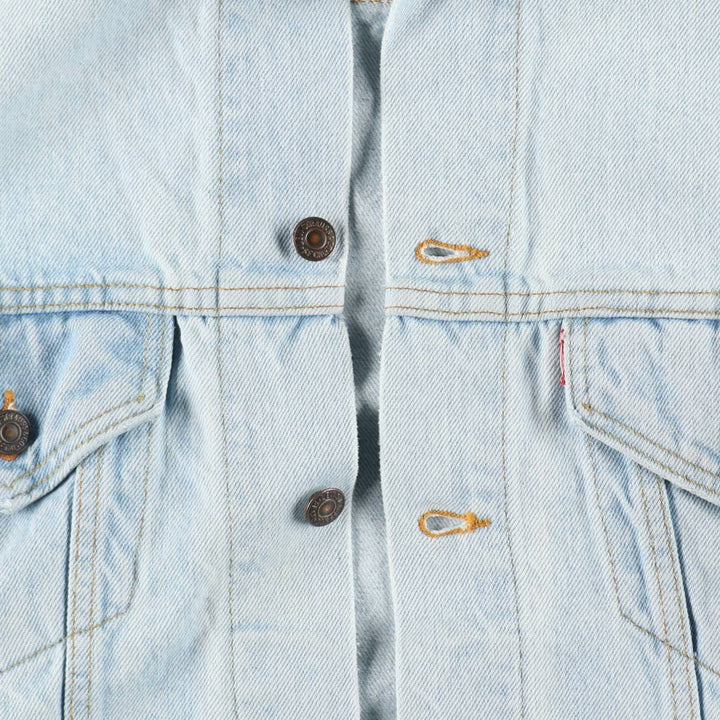 80s-90'S Levi's 70507-0211 Denim Jacket, Made in USA, Men's Size S (Equivalent), Vintage cotton blue type Vintage Second Hand