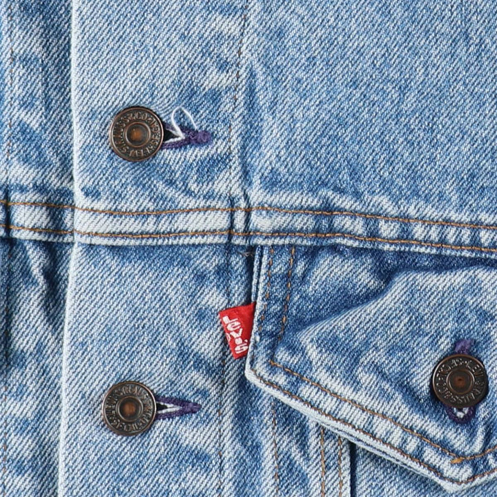 80s-90'S Levi's 70506-0214 Denim Jacket, Made in USA, Men's Size S (Equivalent), Vintage cotton blue type Vintage Second Hand