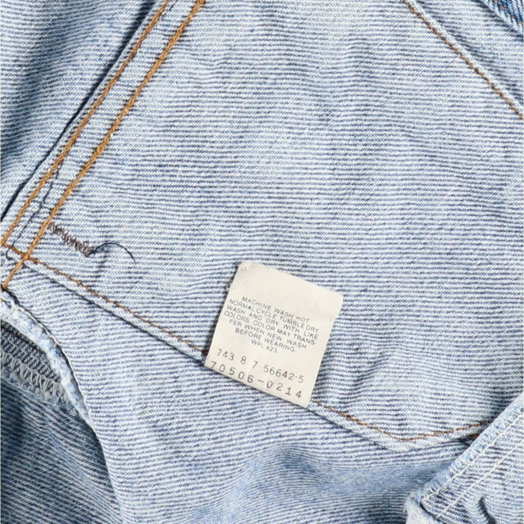 80s-90'S Levi's 70506-0214 Denim Jacket, Made in USA, Men's Size S (Equivalent), Vintage cotton blue type Vintage Second Hand