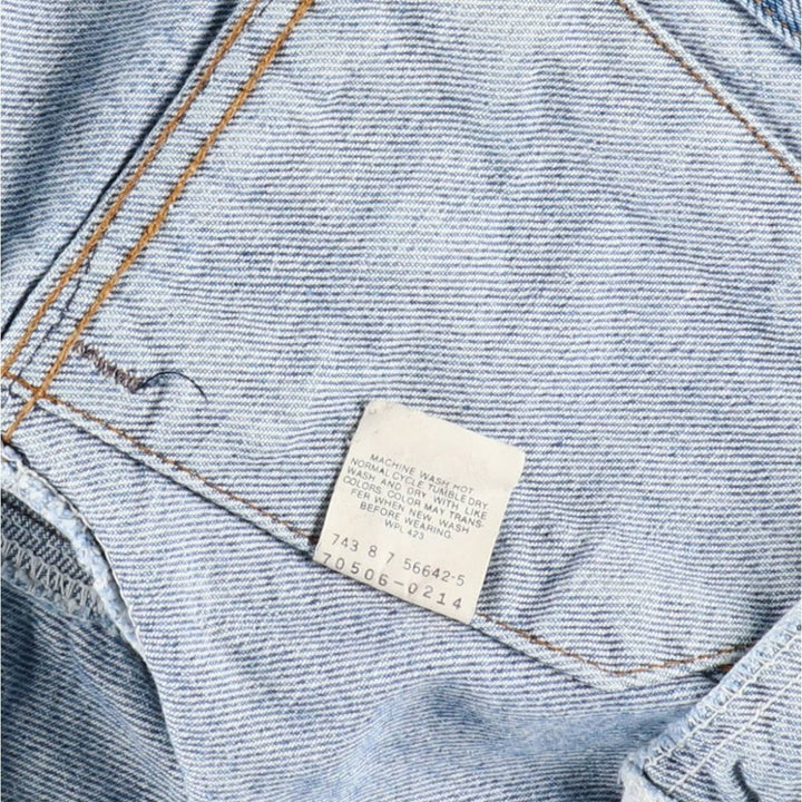80s-90'S Levi's 70506-0214 Denim Jacket, Made in USA, Men's Size S (Equivalent), Vintage cotton blue type Vintage Second Hand