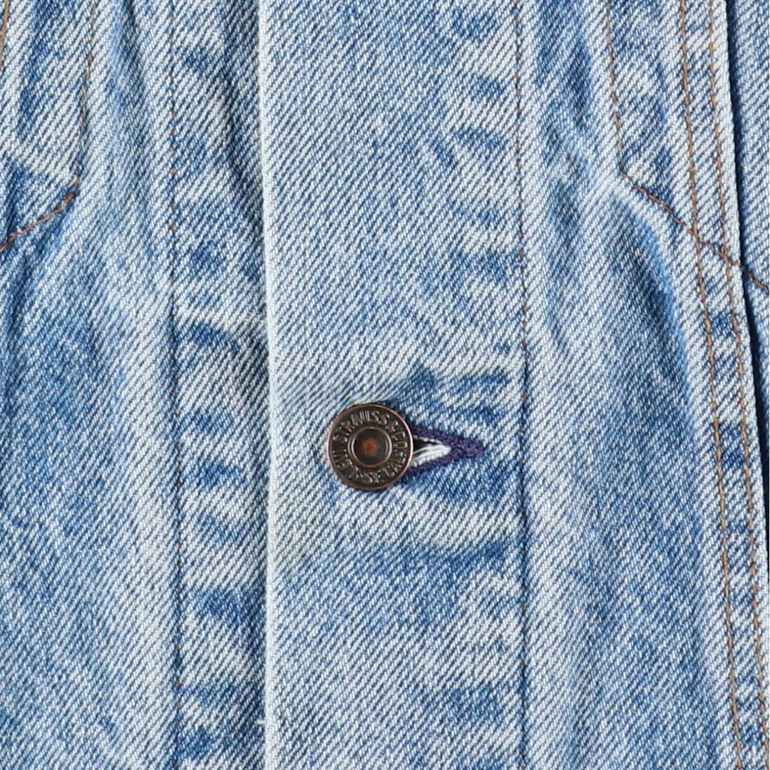 80s-90'S Levi's 70506-0214 Denim Jacket, Made in USA, Men's Size S (Equivalent), Vintage cotton blue type Vintage Second Hand