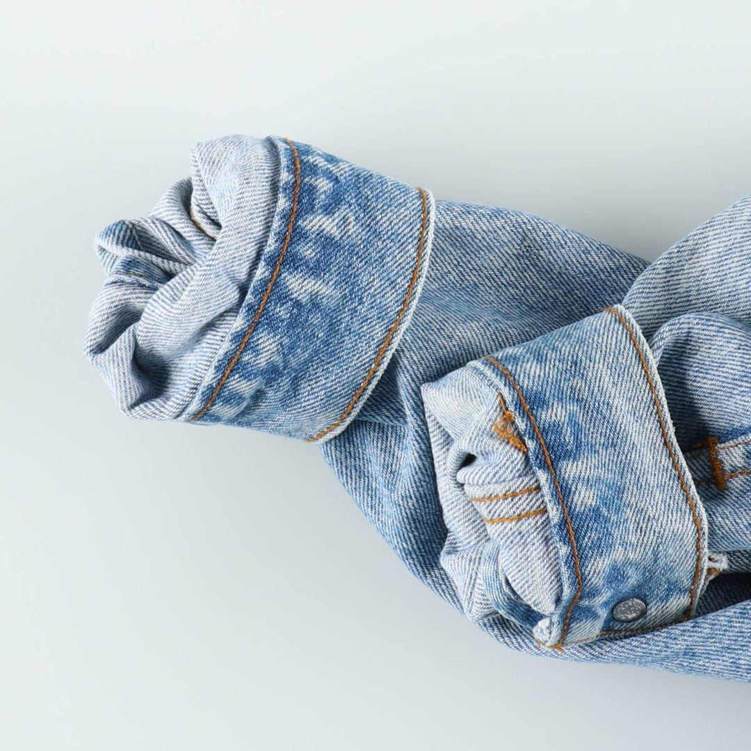 80s-90'S Levi's 70506-0214 Denim Jacket, Made in USA, Men's Size S (Equivalent), Vintage cotton blue type Vintage Second Hand