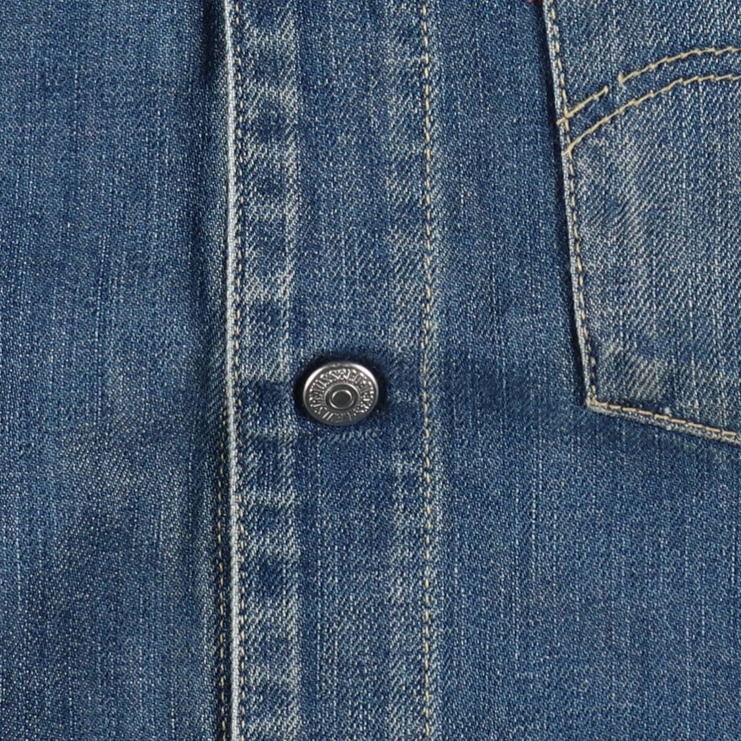 2000'S Levi's ENGINEERED Euro Model 70100-0835 Denim Jacket, Men's Size L (approx.) cotton blue type Vintage Second Hand