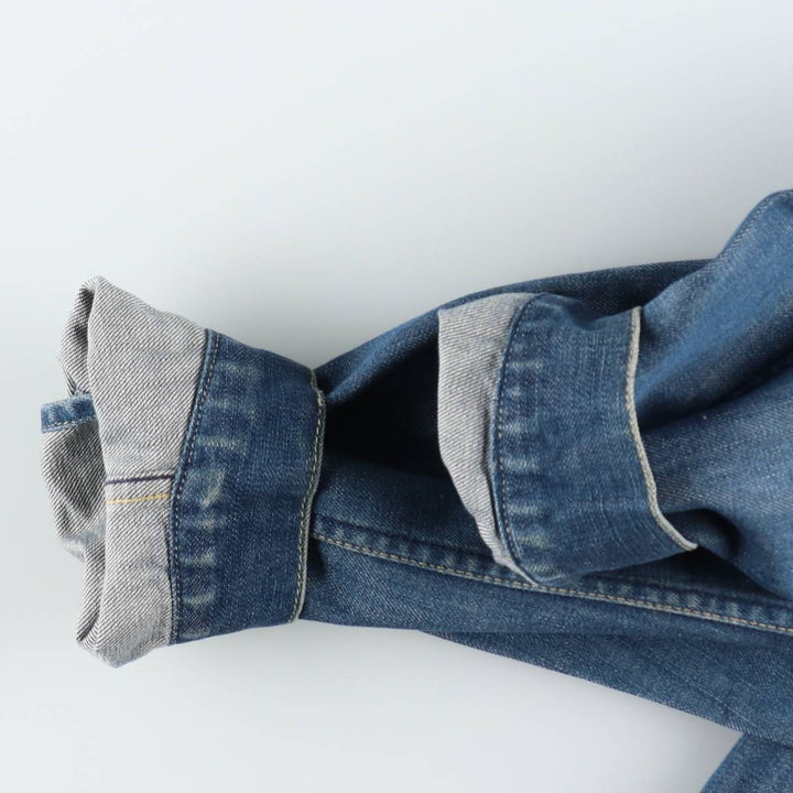 2000'S Levi's ENGINEERED Euro Model 70100-0835 Denim Jacket, Men's Size L (approx.) cotton blue type Vintage Second Hand