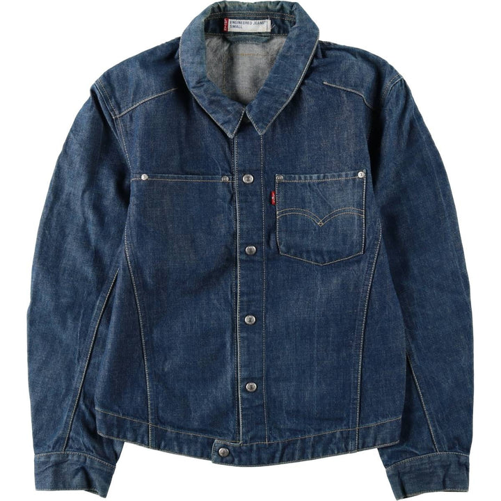 2000'S Levi's ENGINEERED Euro Model 70100-0835 Denim Jacket, Men's Size S (approx.) cotton blue type Vintage Second Hand