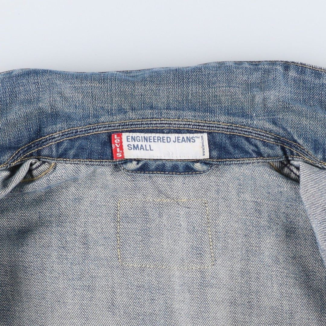 2000'S Levi's ENGINEERED Euro Model 70100-0853 Denim Jacket, Men's Size S (approx.) cotton blue type Vintage Second Hand