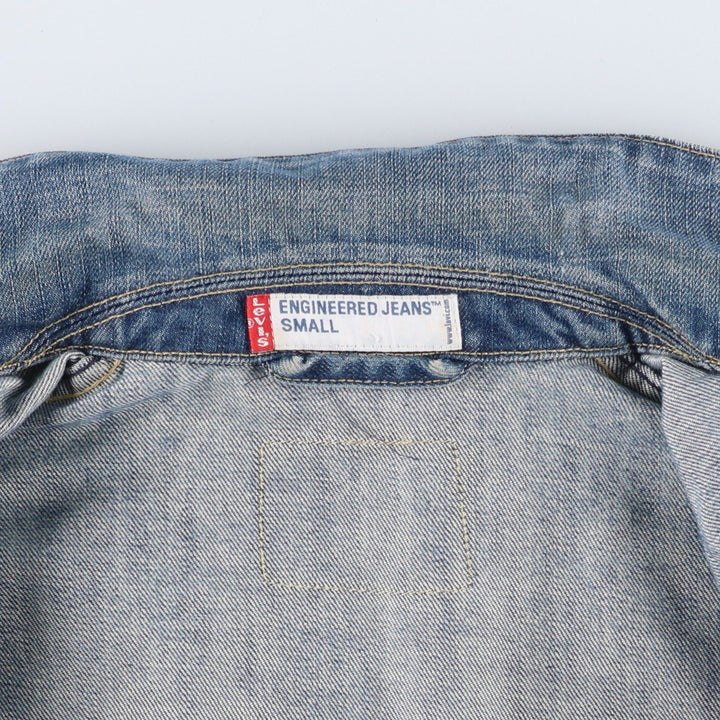 2000'S Levi's ENGINEERED Euro Model 70100-0853 Denim Jacket, Men's Size S (approx.) cotton blue type Vintage Second Hand