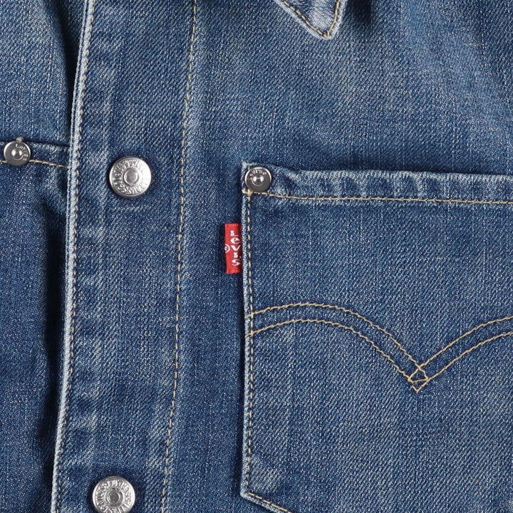 2000'S Levi's ENGINEERED Euro Model 70100-0853 Denim Jacket, Men's Size S (approx.) cotton blue type Vintage Second Hand