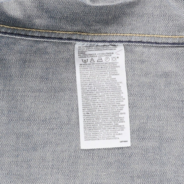2000'S Levi's ENGINEERED Euro Model 70100-0853 Denim Jacket, Men's Size S (approx.) cotton blue type Vintage Second Hand