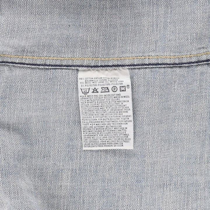 2000'S Levi's ENGINEERED Euro Model 70100-1038 Denim Jacket, Men's Size M (approx.) cotton blue type Vintage Second Hand