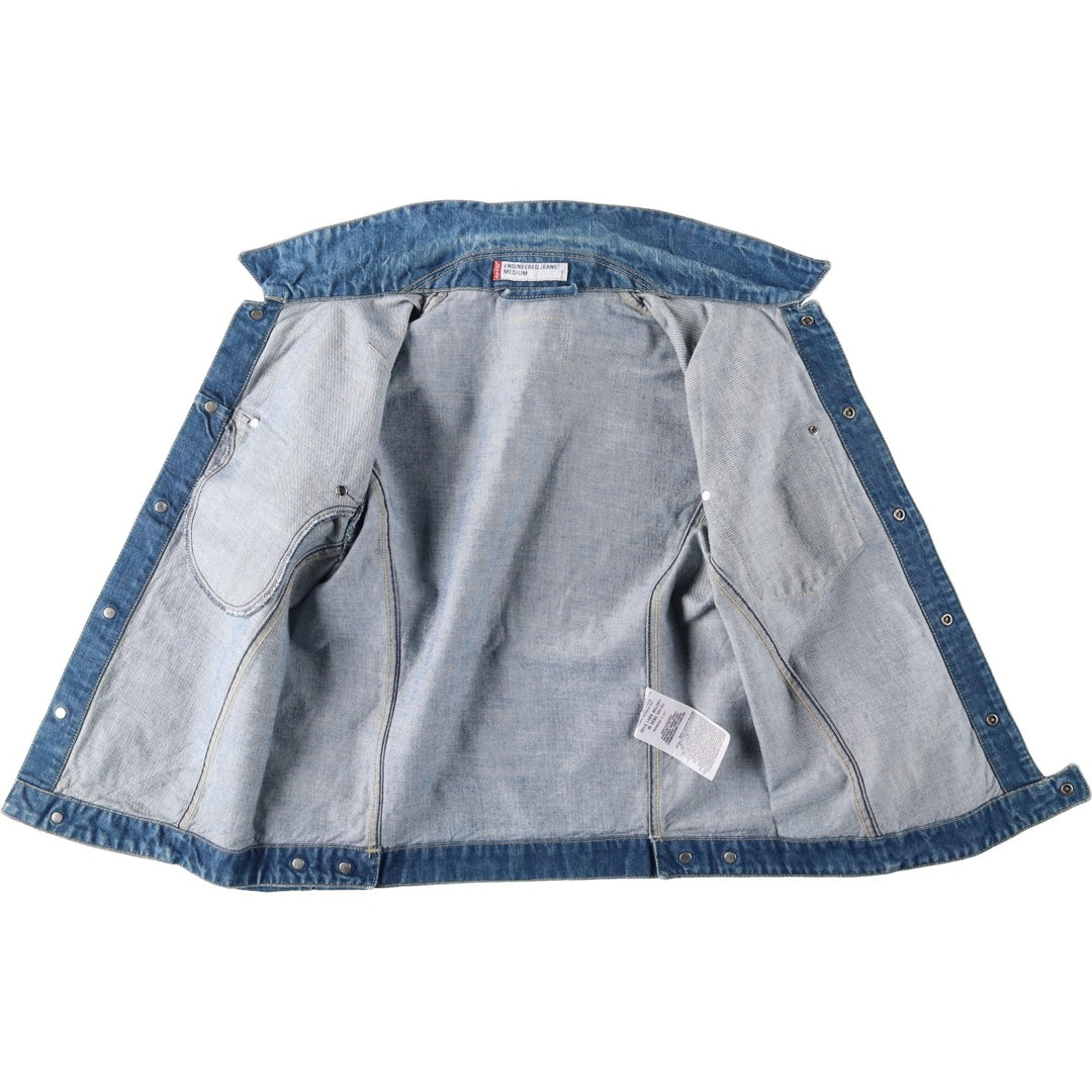 Levi's ENGINEERED Euro Model 70100-0835 Denim Jacket, Men's Size M (approx.) cotton blue type Vintage Second Hand