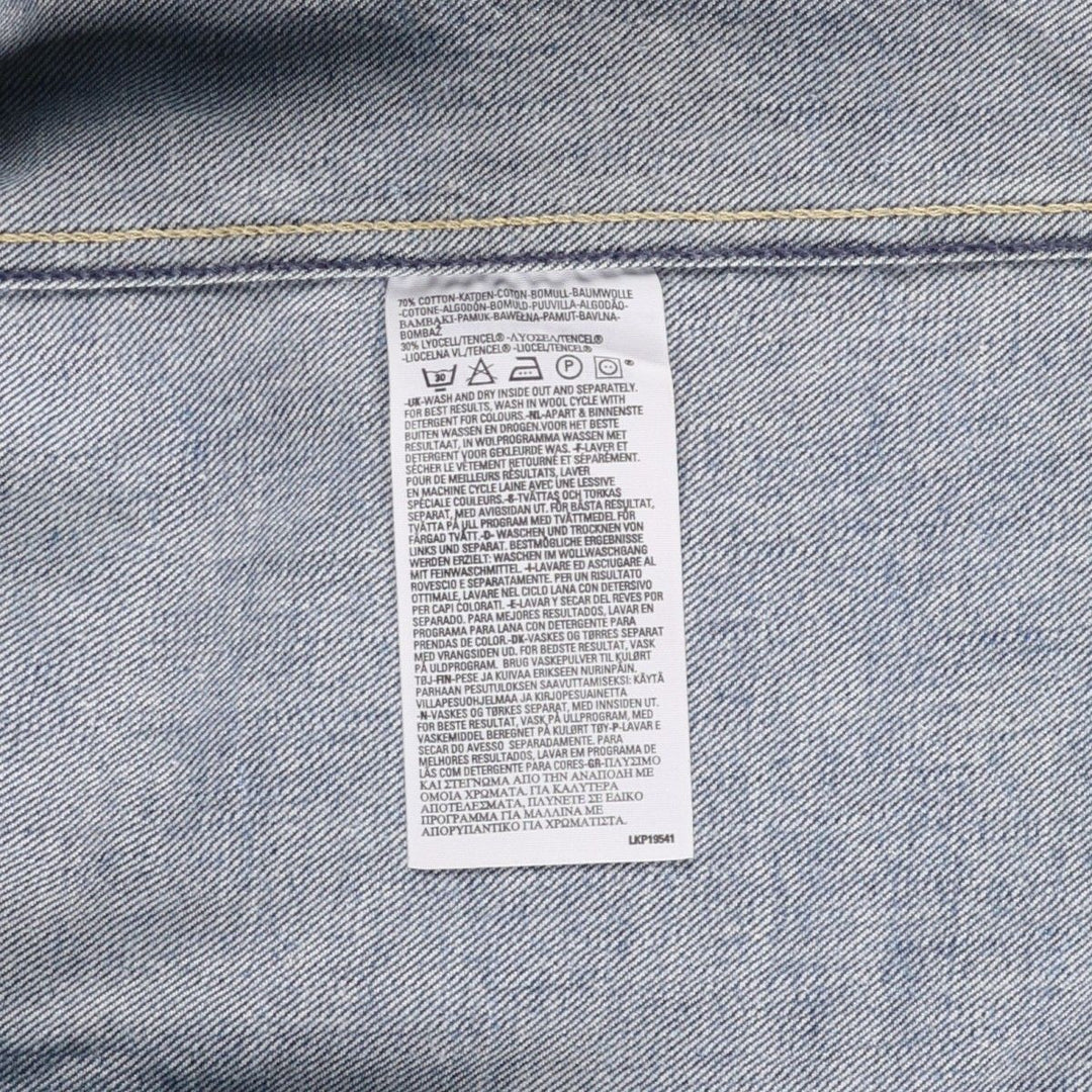 Levi's ENGINEERED Euro Model 70100-0835 Denim Jacket, Men's Size M (approx.) cotton blue type Vintage Second Hand