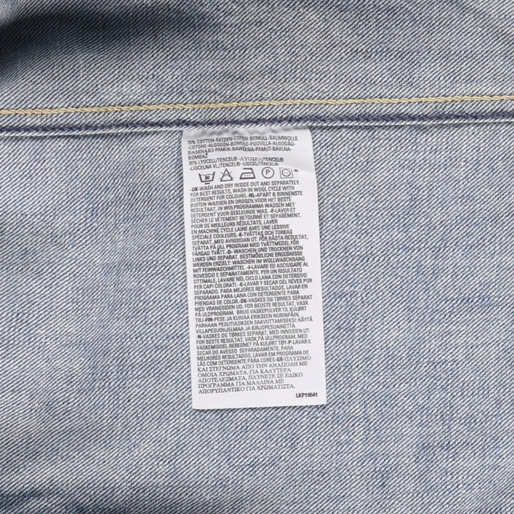 Levi's ENGINEERED Euro Model 70100-0835 Denim Jacket, Men's Size M (approx.) cotton blue type Vintage Second Hand