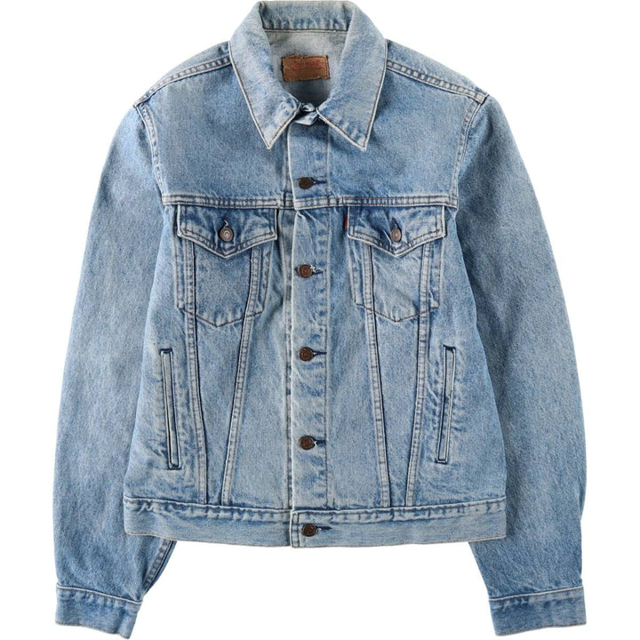 90'S Levi's 71506-0214 Denim Jacket, Made in USA, Men's Size Medium, Vintage cotton blue type Vintage Second Hand
