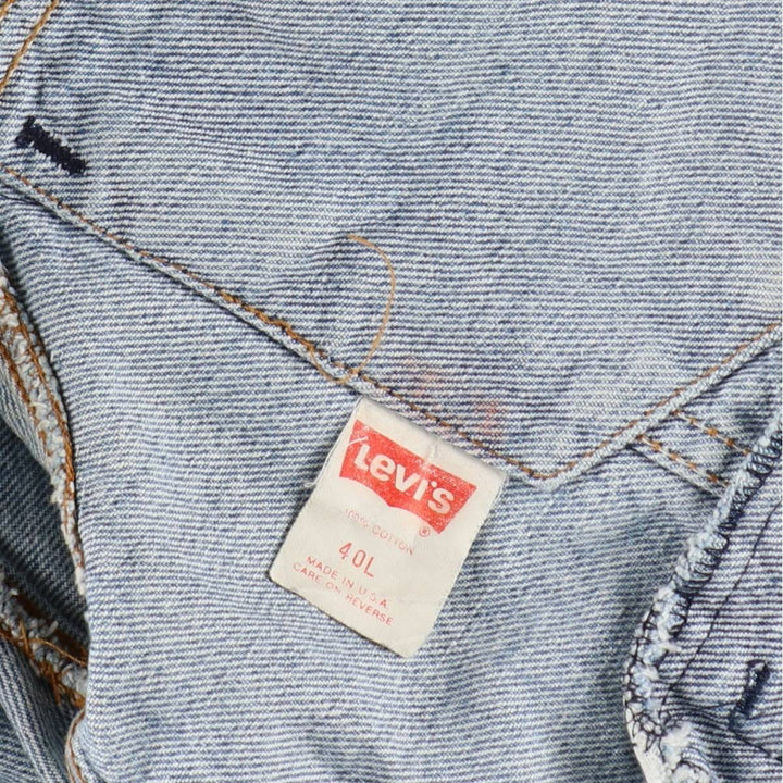 90'S Levi's 71506-0214 Denim Jacket, Made in USA, Men's Size Medium, Vintage cotton blue type Vintage Second Hand