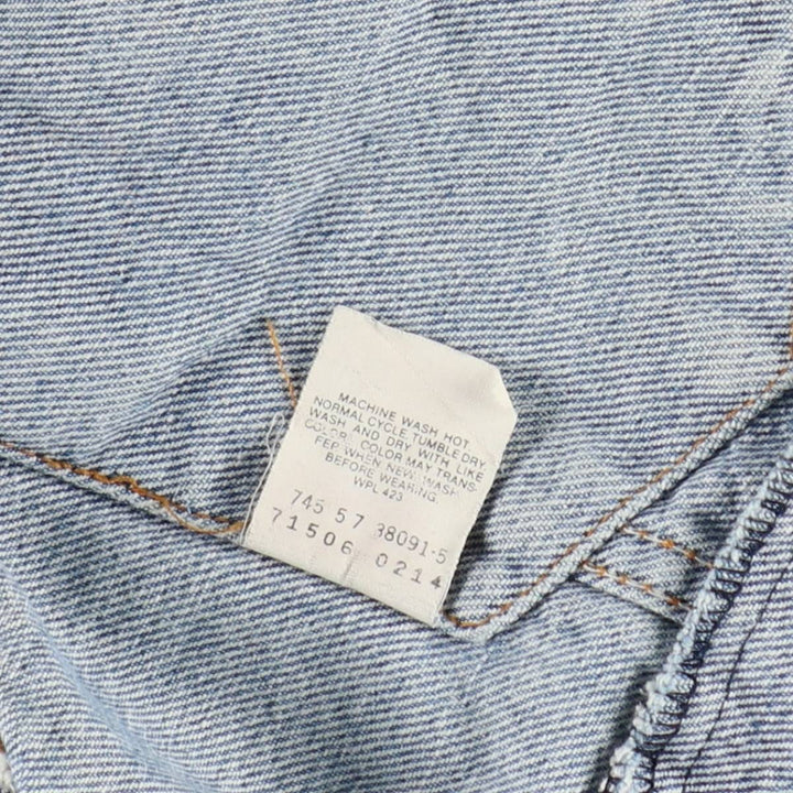 90'S Levi's 71506-0214 Denim Jacket, Made in USA, Men's Size Medium, Vintage cotton blue type Vintage Second Hand
