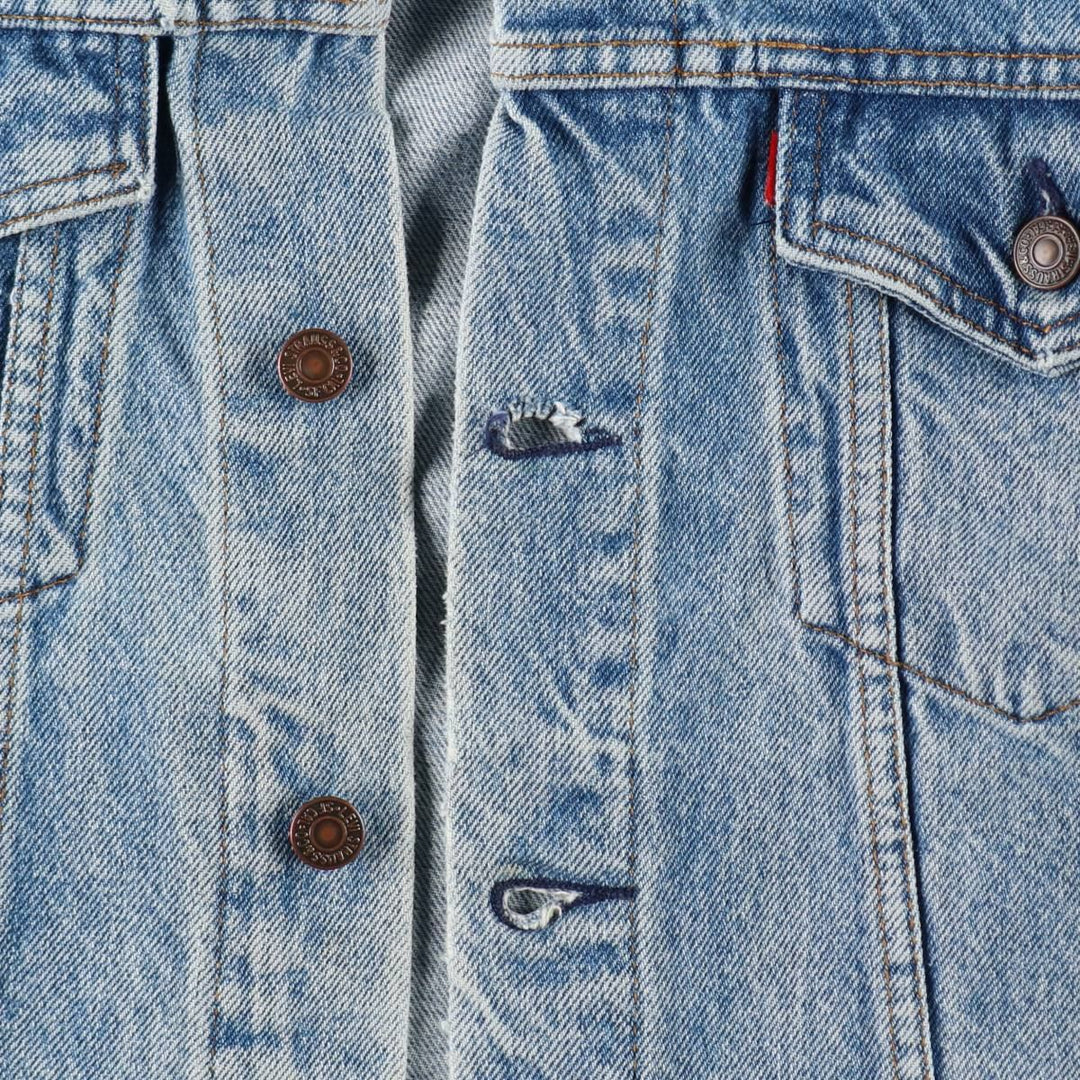 90'S Levi's 71506-0214 Denim Jacket, Made in USA, Men's Size Medium, Vintage cotton blue type Vintage Second Hand