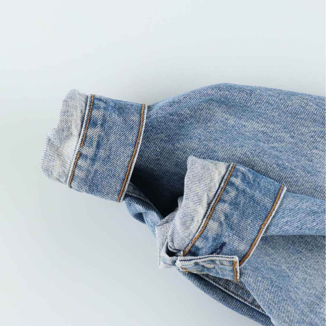 90'S Levi's 71506-0214 Denim Jacket, Made in USA, Men's Size Medium, Vintage cotton blue type Vintage Second Hand