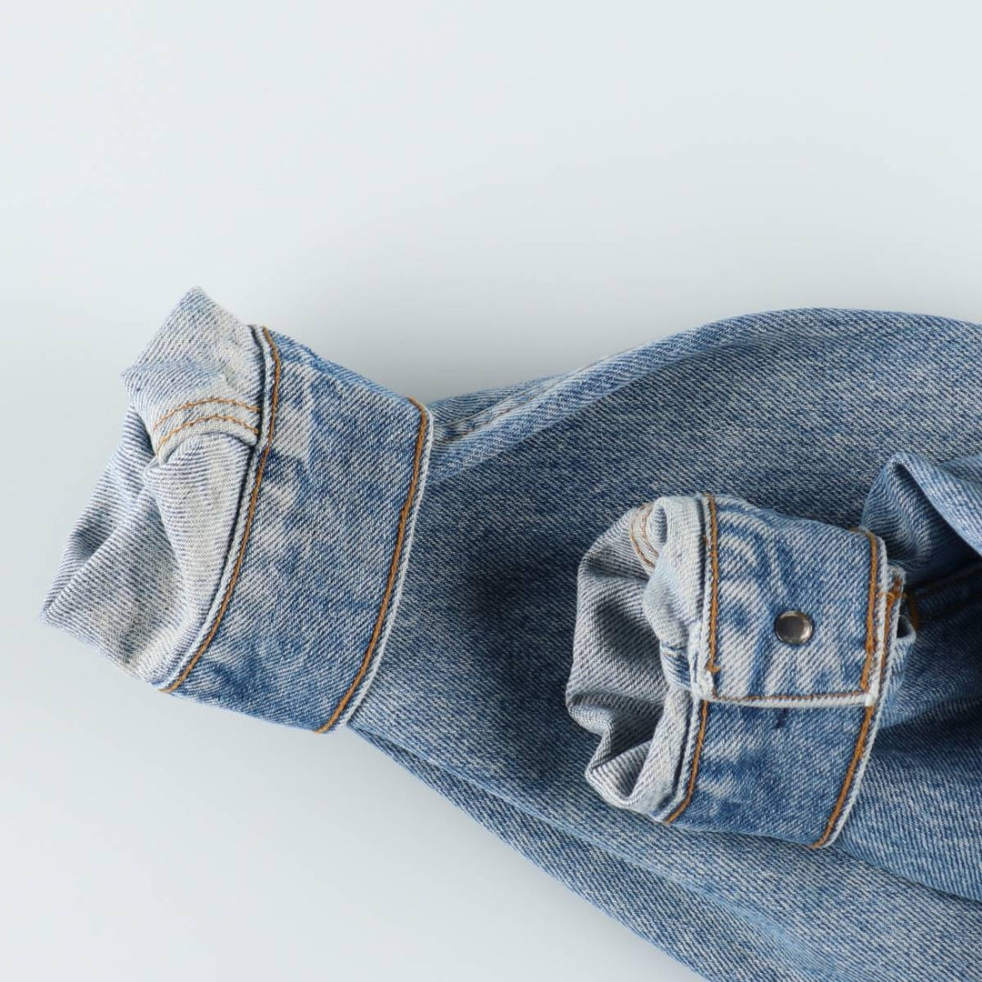 90'S Levi's 71506-0214 Denim Jacket, Made in USA, Men's Size Medium, Vintage cotton blue type Vintage Second Hand