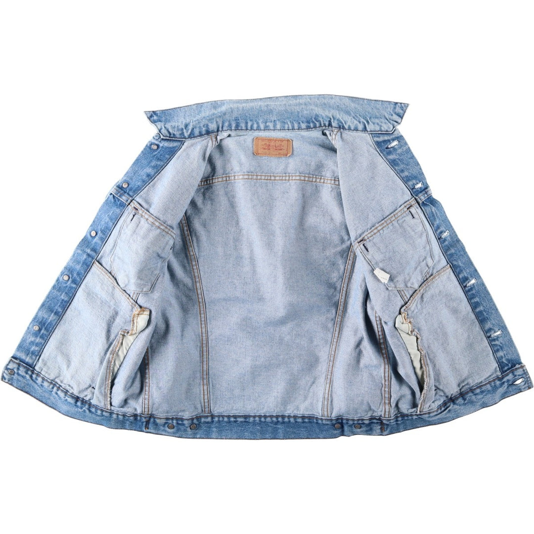 80s~90'S Levi's 70506-0214 denim jacket, denim jacket, made in USA, men's size M, vintage cotton blue type Vintage Second Hand