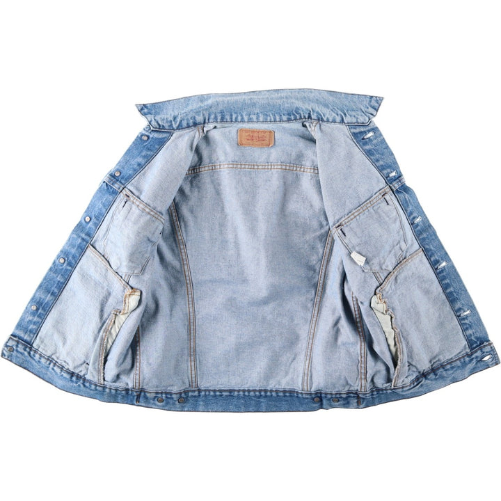 80s~90'S Levi's 70506-0214 denim jacket, denim jacket, made in USA, men's size M, vintage cotton blue type Vintage Second Hand