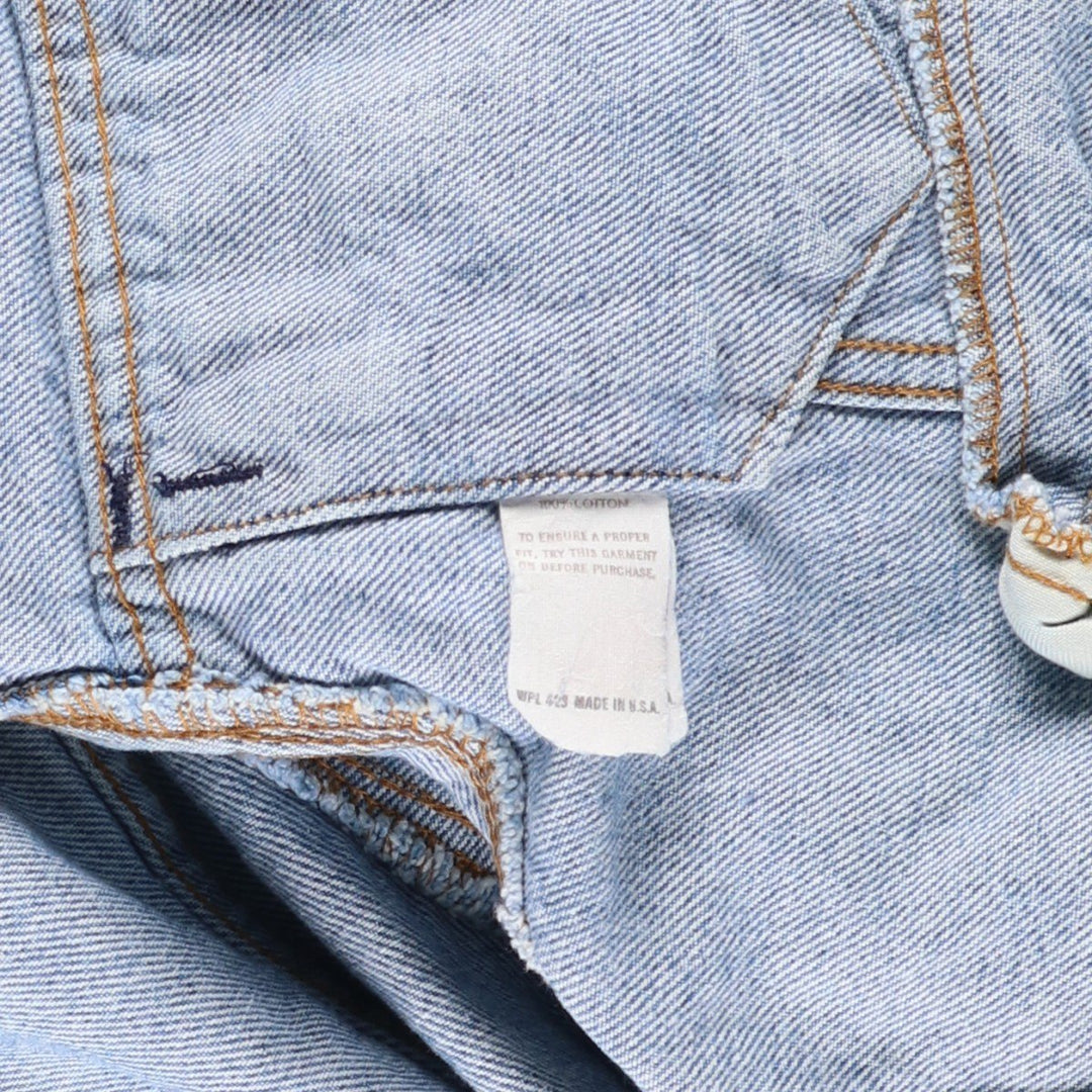 80s~90'S Levi's 70506-0214 denim jacket, denim jacket, made in USA, men's size M, vintage cotton blue type Vintage Second Hand