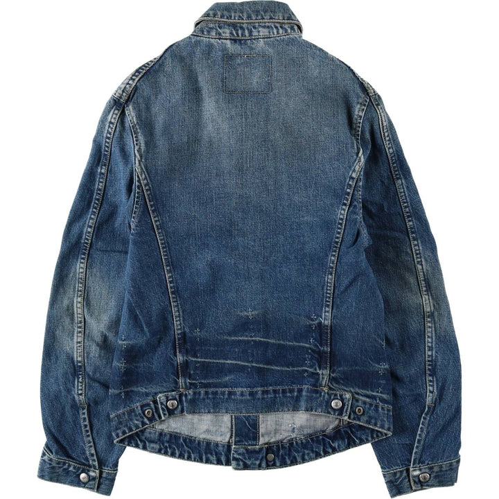2000'S Levi's ENGINEERED Euro Model 70100-1655 Denim Jacket, Men's Size S (approx.) cotton blue type Vintage Second Hand
