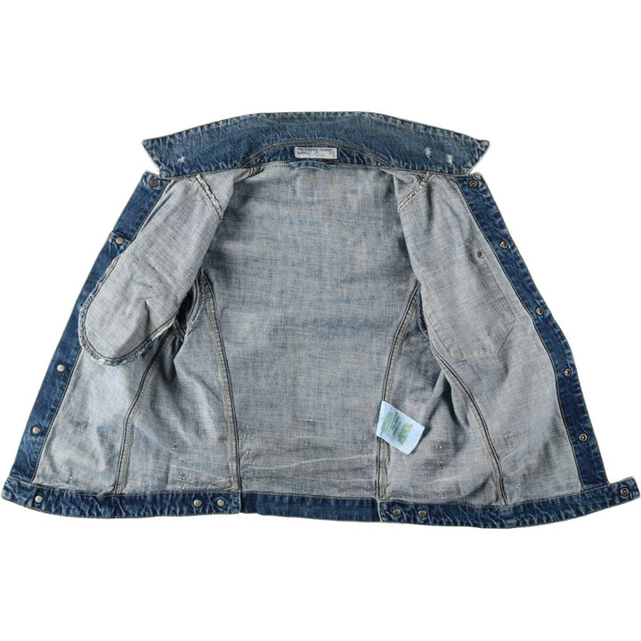 2000'S Levi's ENGINEERED Euro Model 70100-1655 Denim Jacket, Men's Size S (approx.) cotton blue type Vintage Second Hand