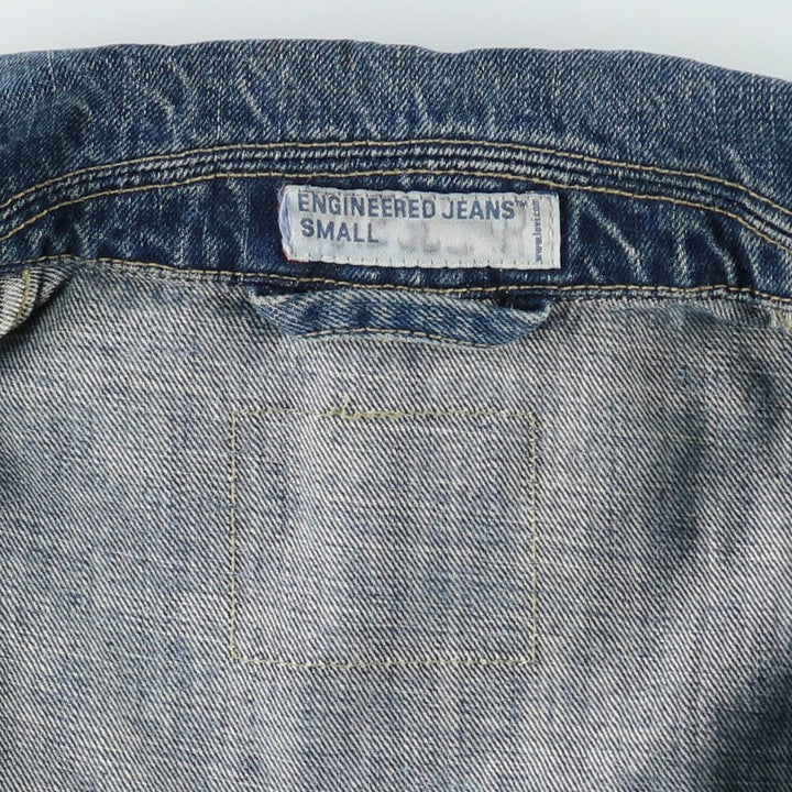 2000'S Levi's ENGINEERED Euro Model 70100-1655 Denim Jacket, Men's Size S (approx.) cotton blue type Vintage Second Hand